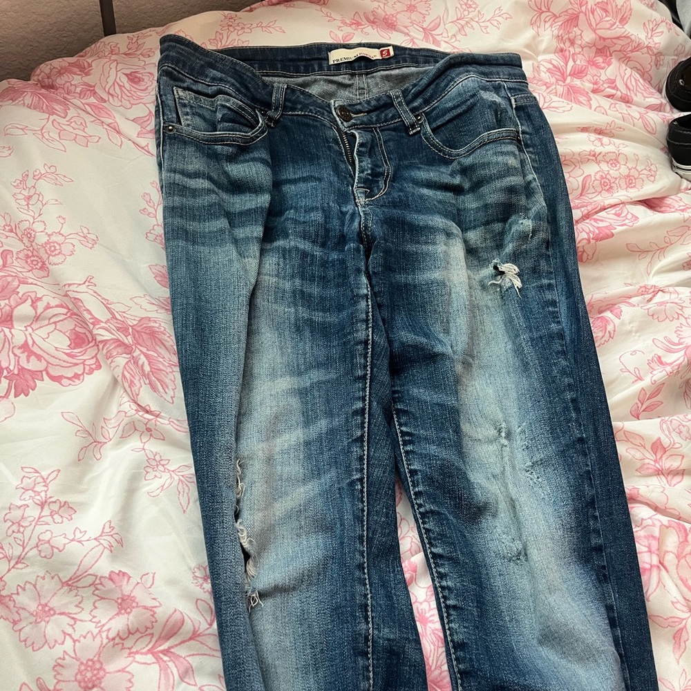 Just USA Blue Skinny Jeans Vintage Look